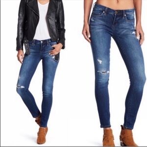 Blank NYC The Great Jones High Rise Skinny Jeans
Size 26 Dark blue